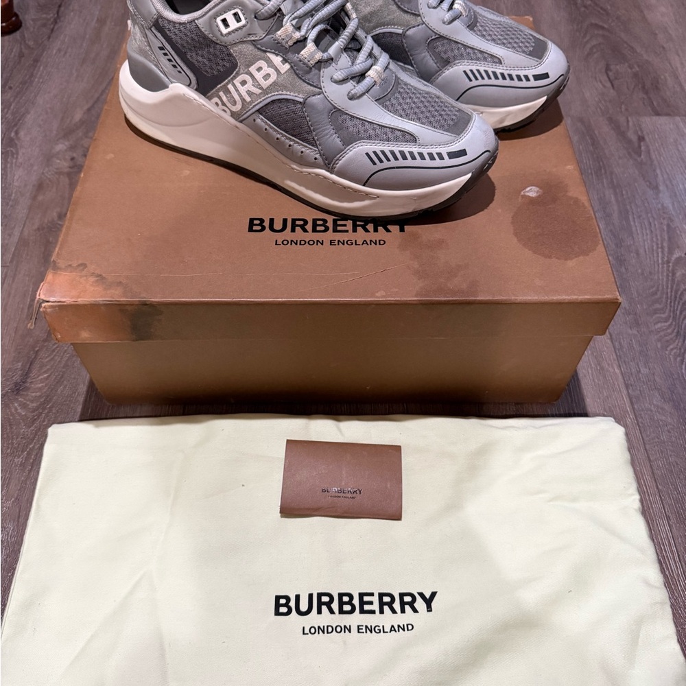 Burnerry Men's Gray Athletic Shoes - Picture 3 of 6